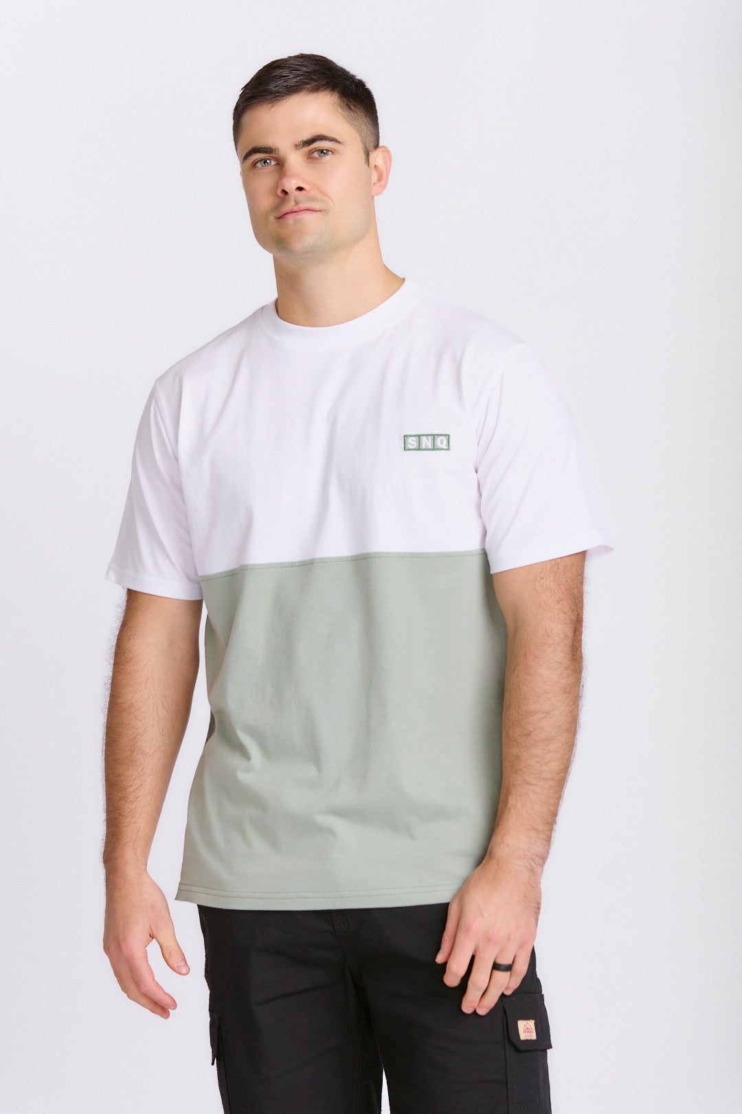 MENS COLOUR BLOCK TEE