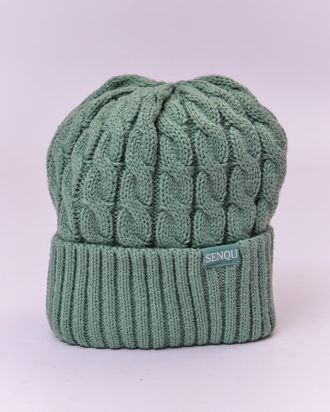 LADIES CABLE BEANIE