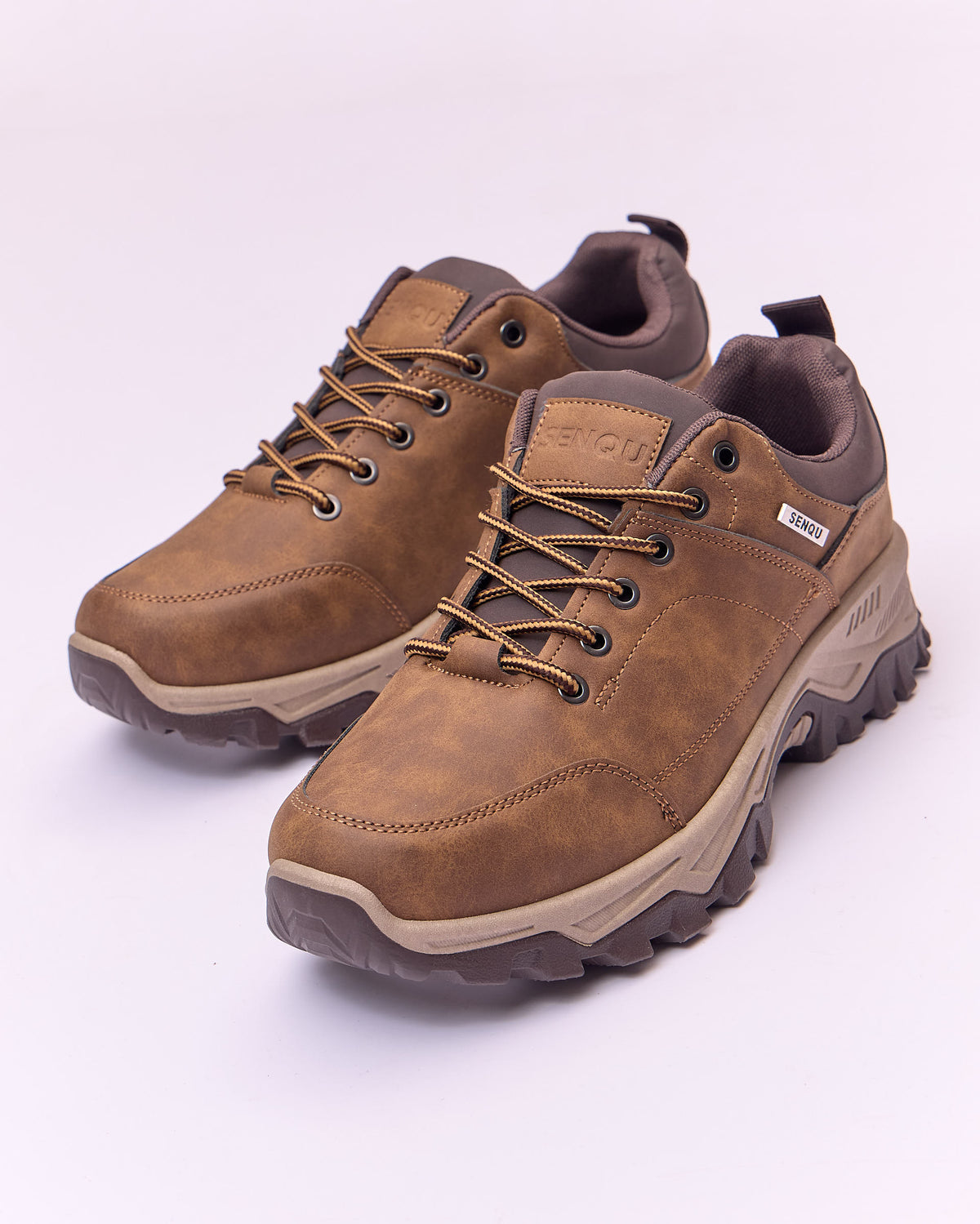 NUBUCK WITH CHOC CONTRAST