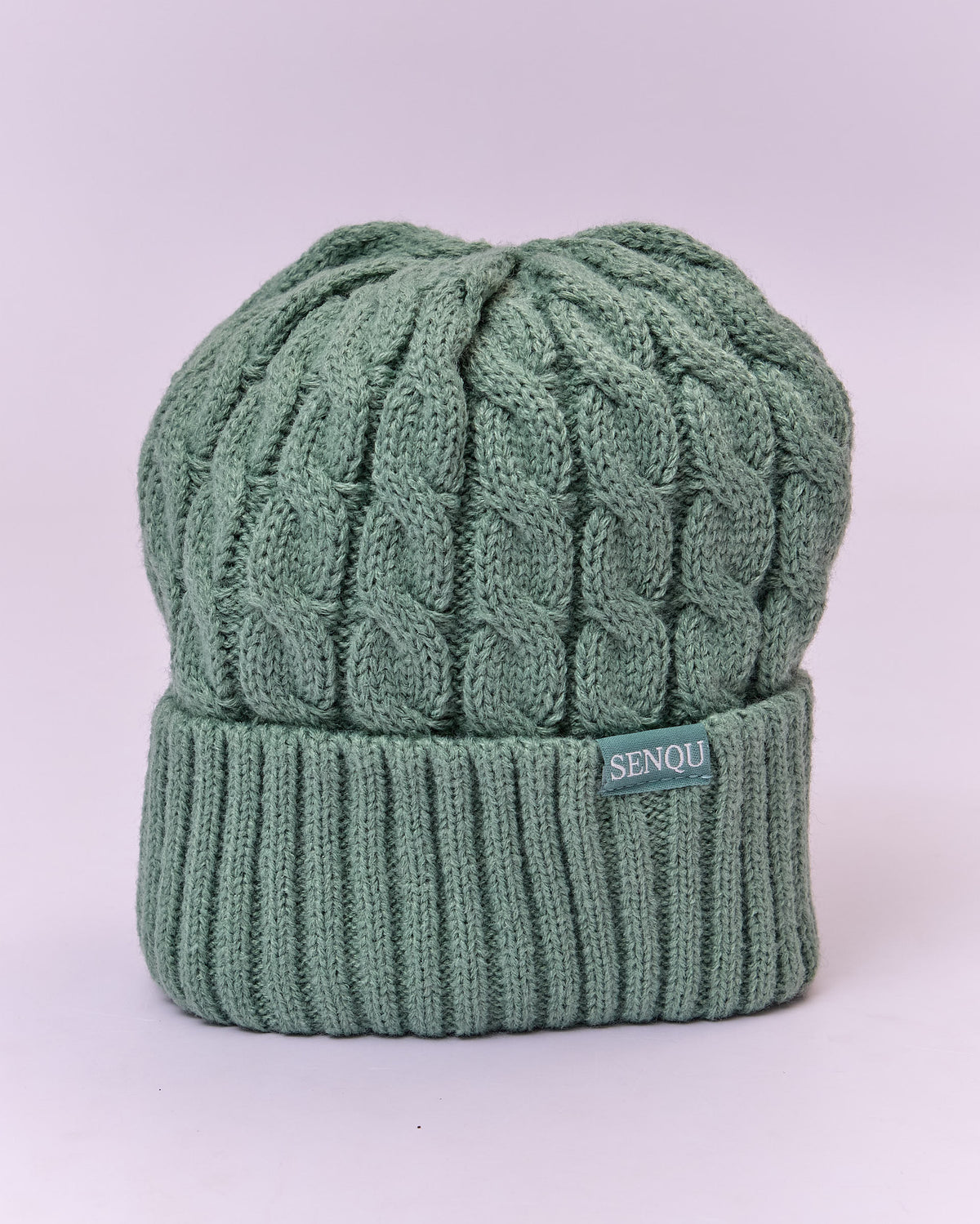LADIES CABLE BEANIE