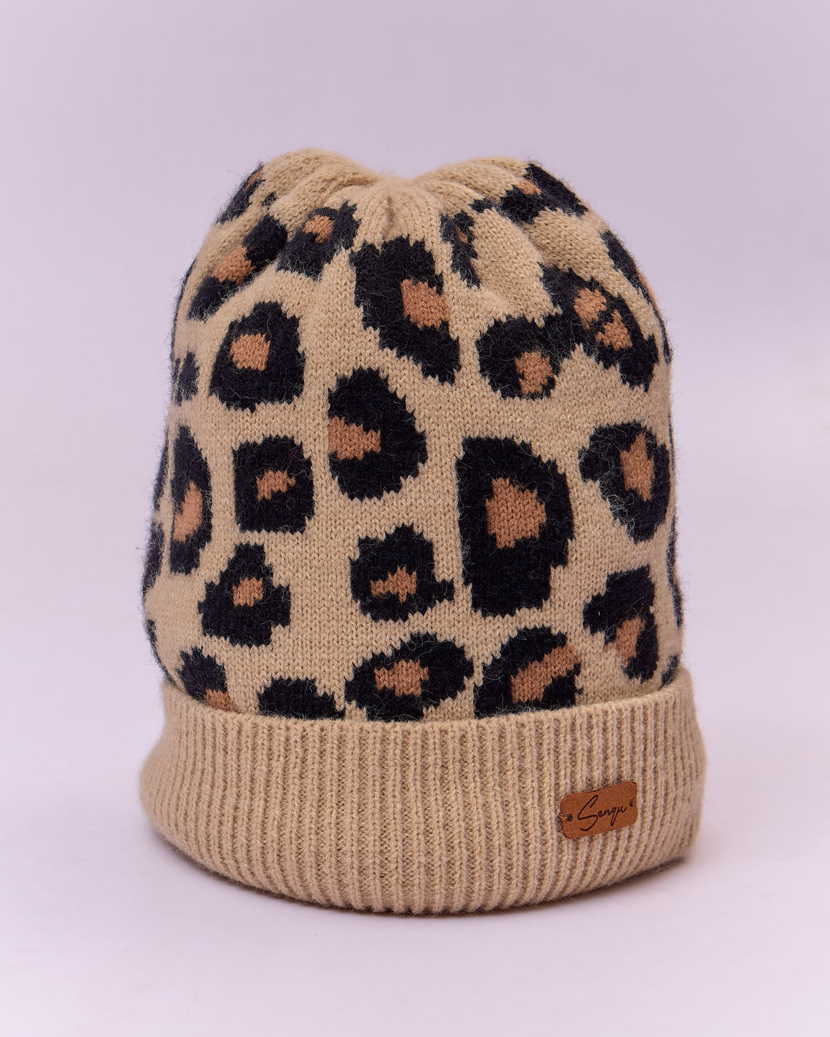 ANIMAL PRINT BEANIE