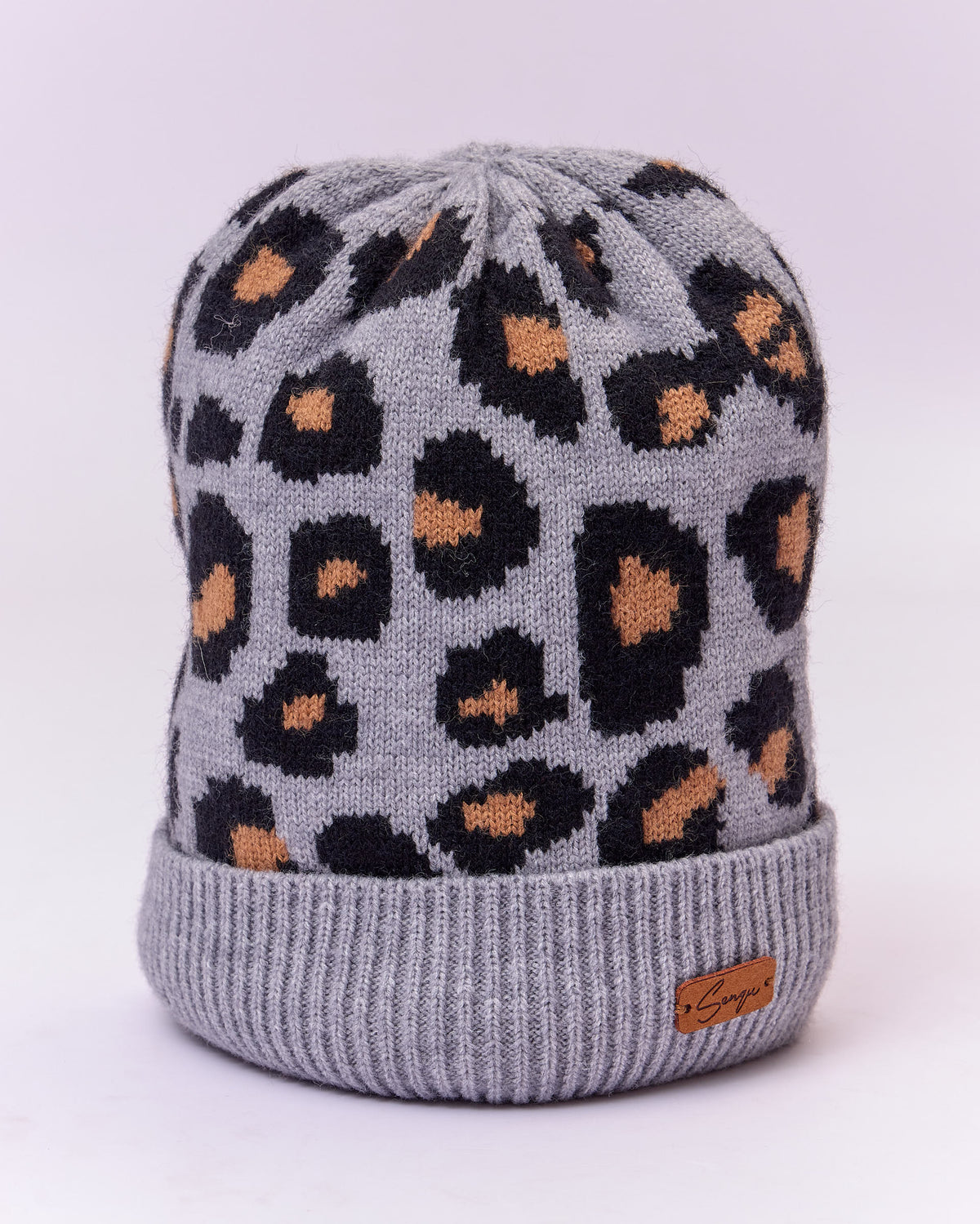 ANIMAL PRINT BEANIE