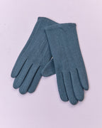 PIN TUCK FLEECE GLOVES